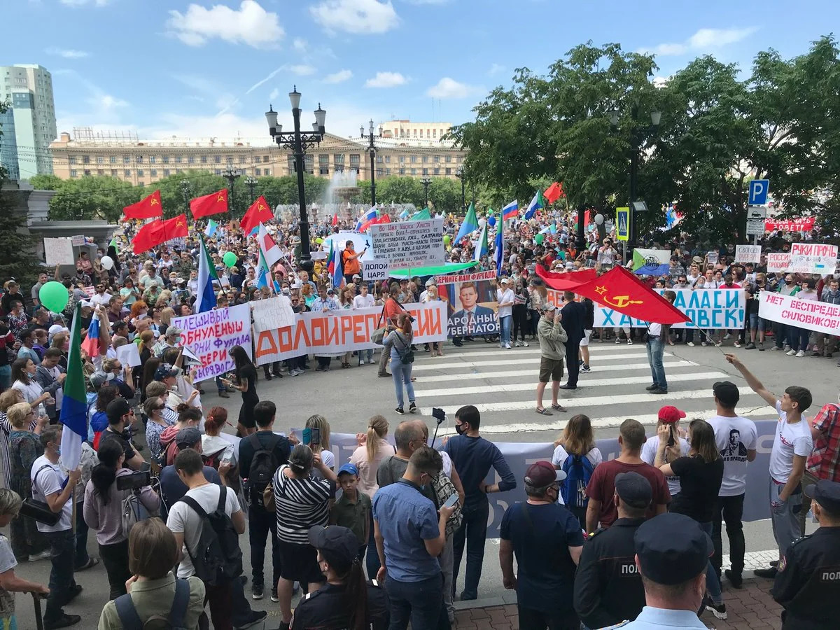 Политтехнолог о продолжении митингов в Хабаровске: «Российская власть, похоже, перенимает западное отношение к протестам»