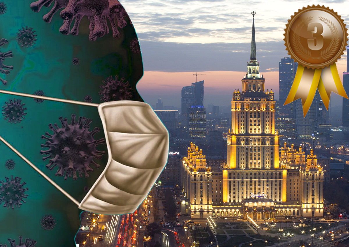 Москва заняла третье место в мировом рейтинге по устойчивости к коронавирусу