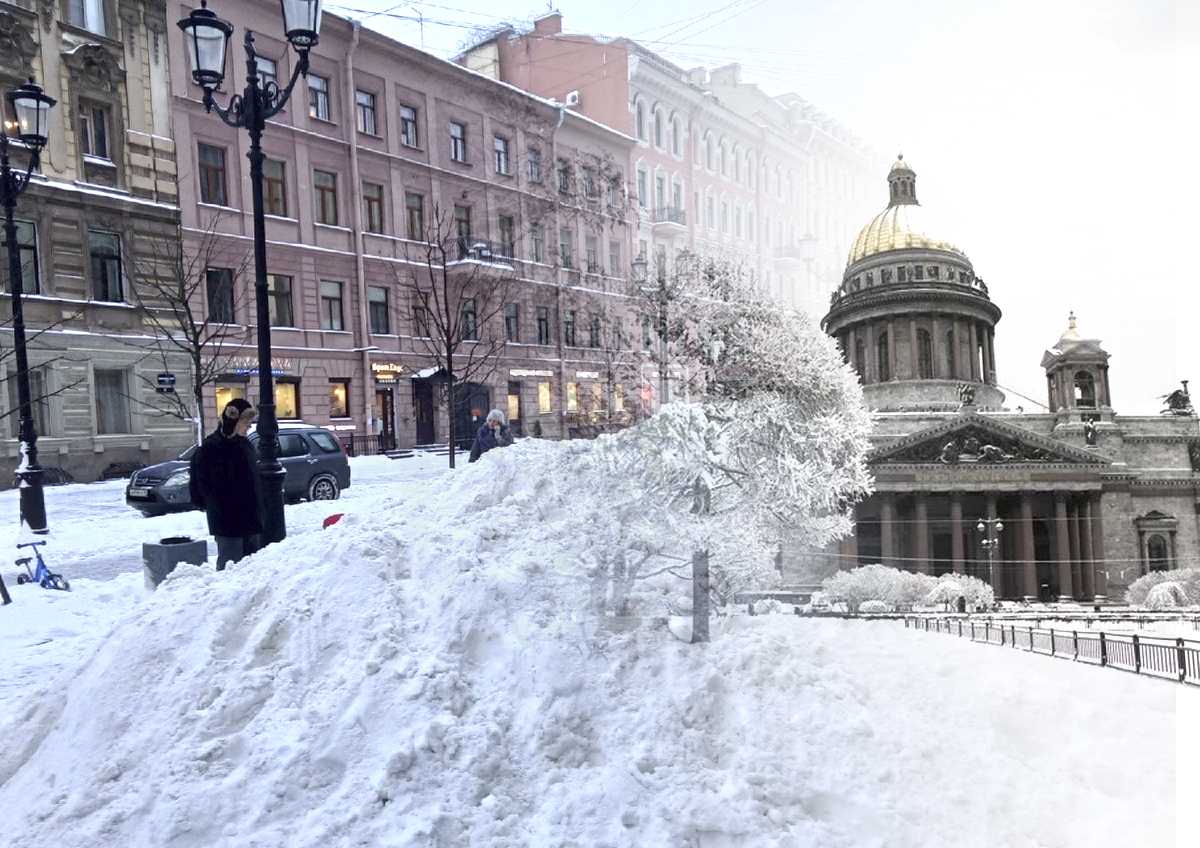 Адвокат Баханович раскритиковала Смольный за плохую уборку снега